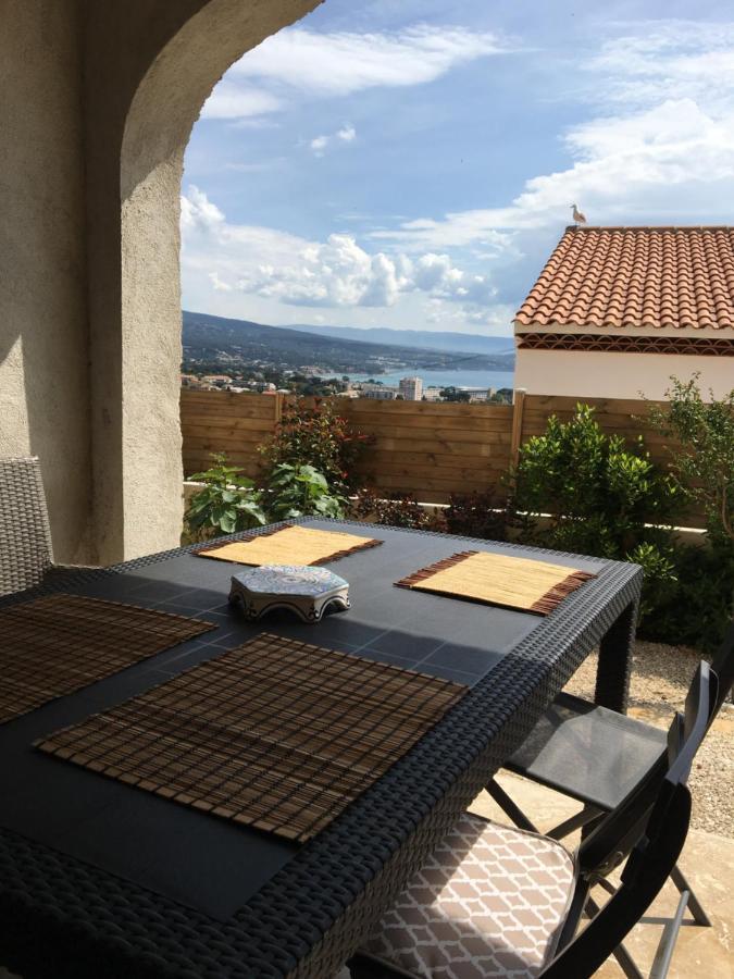 Rez-De-Villa Vue Mer Panoramique 4 P - Soleil Levant La Ciotat Exterior foto